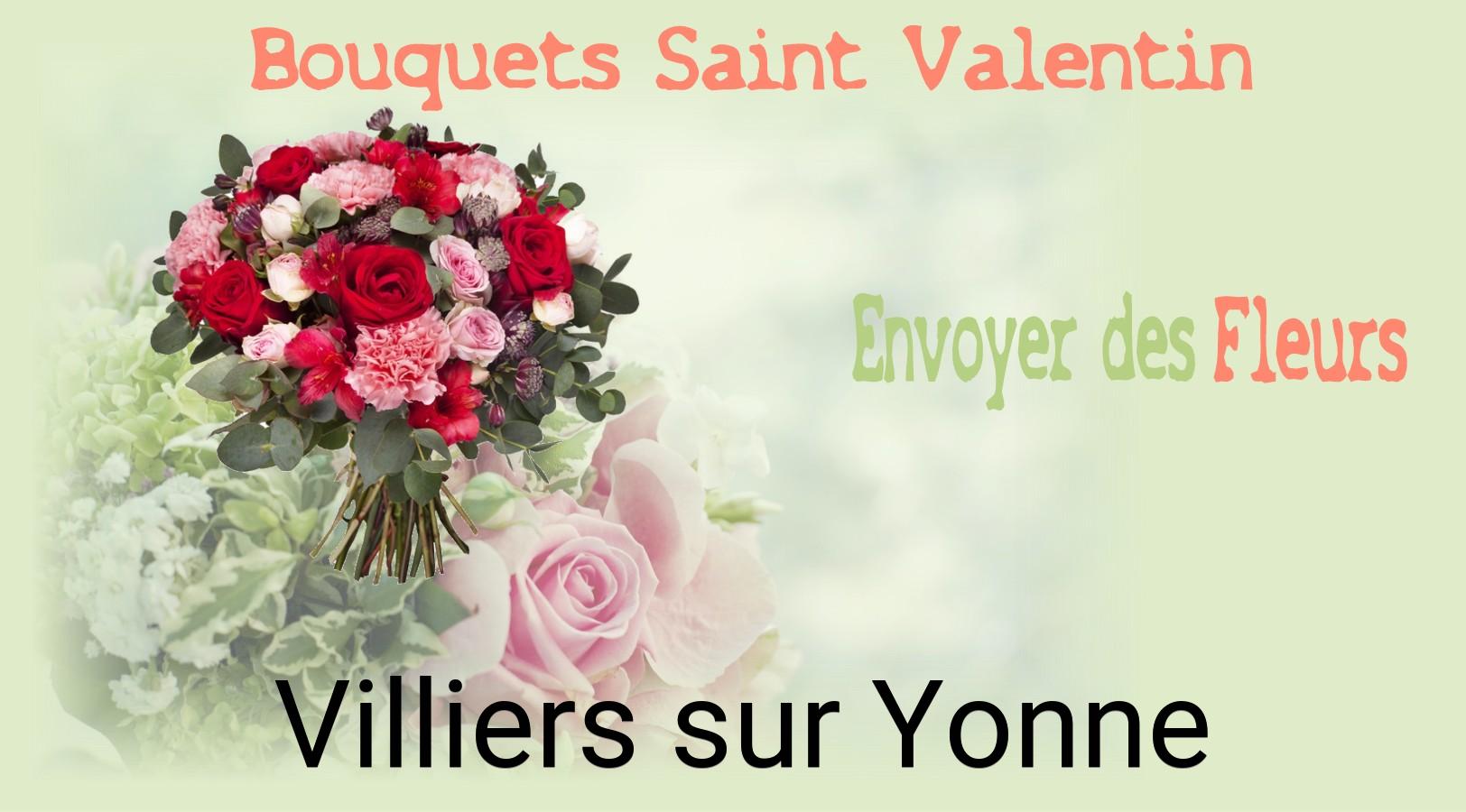 Roses de Saint-Valentin livrées à Villiers-sur-Yonne